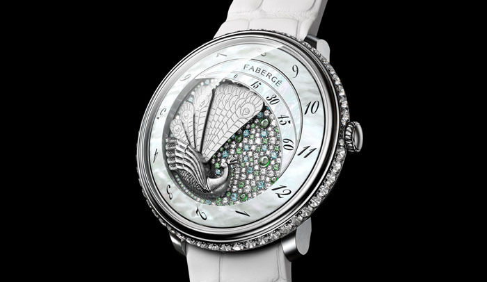 Лучшие сложные дамские часы: Lady Compliquee Peacock от Faberge