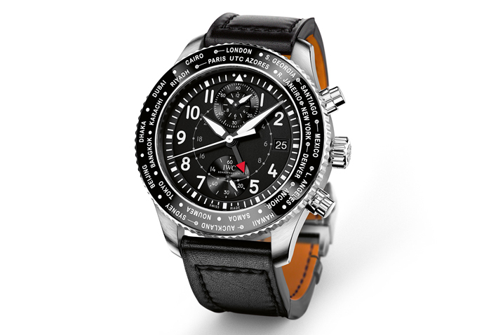 IWC Pilot’s Watch Timezoner Chronograph в стальном корпусе 45 мм