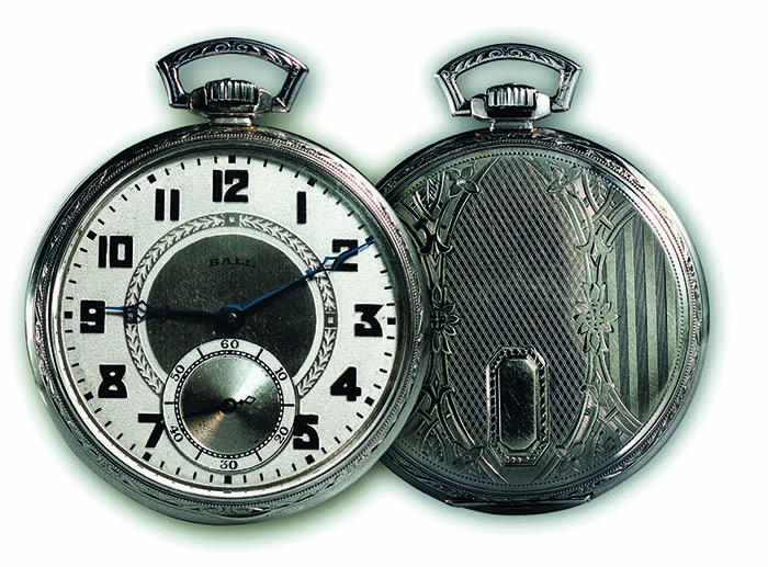 Ball Watch Co, железнодорожный хронометр, 1890-е гг