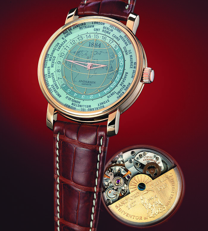 Часы Andersen Geneve 1884 World Time Watch