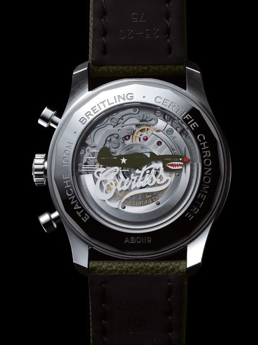 Часы Breitling Aviator 8 B01 Chronograph 43 Curtiss Warhawk