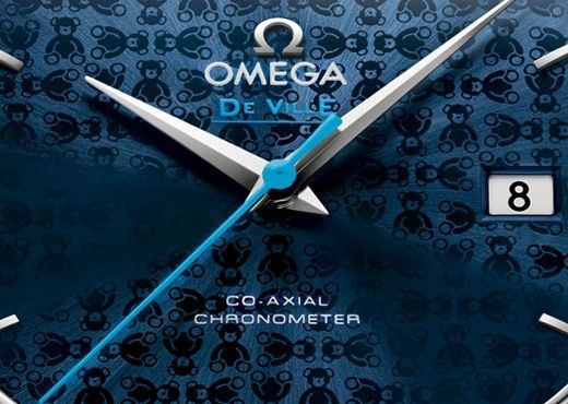 Omega De Ville Prestige с изображением плюшевого медвежонка