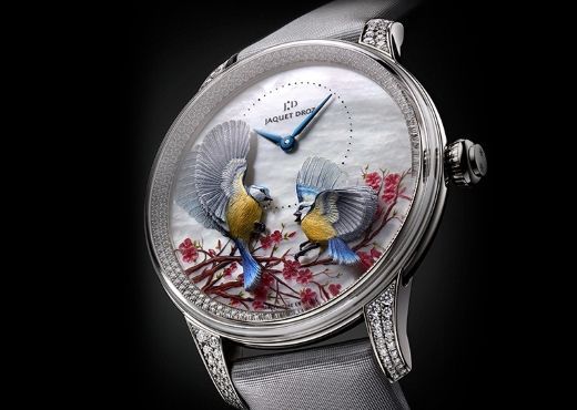 Часы Jaquet Droz с синицами – премьера Базеля 2017 года Часы Jaquet Droz с синицами – премьера Базеля 2017 года