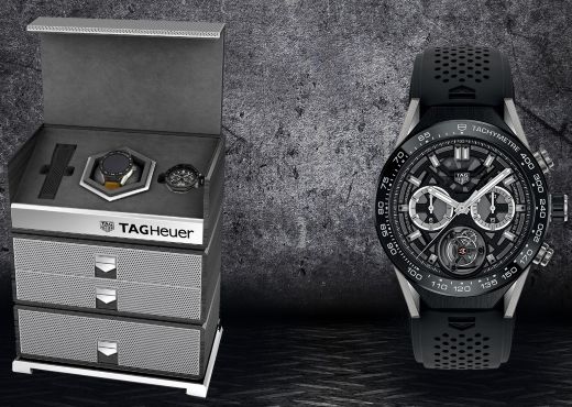 TAG Heuer соединил TAG Heuer Connected Modular 45 и Heuer-02 Tourbillon в одном наборе TAG Heuer соединил TAG Heuer Connected Modular 45 и Heuer-02 Tourbillon в одном наборе