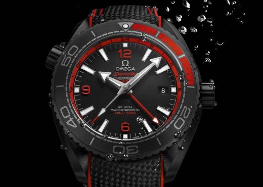 Omega представила Seamaster Planet Ocean 600M Deep Black в красном цвете Omega представила Seamaster Planet Ocean 600M Deep Black в красном цвете
