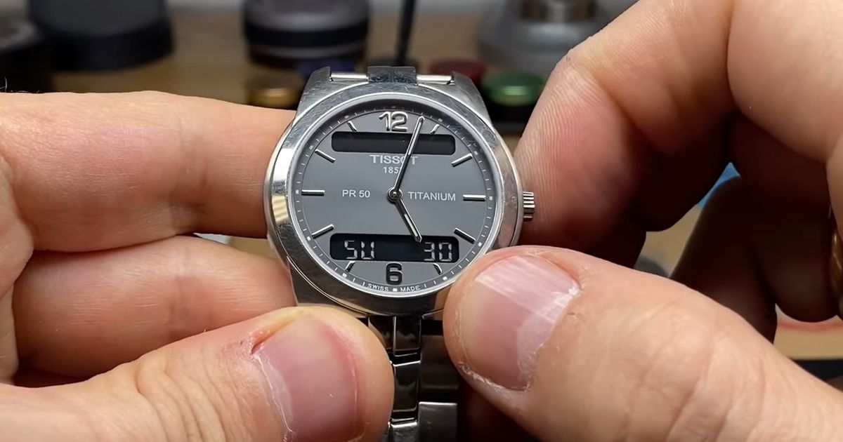 Ремонт часов Tissot PR50 в деталях