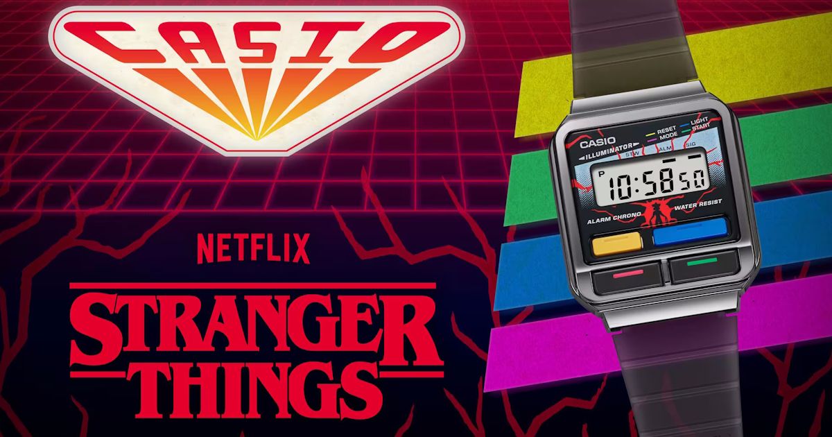 Часы Casio для фанатов сериала «Очень странные дела»