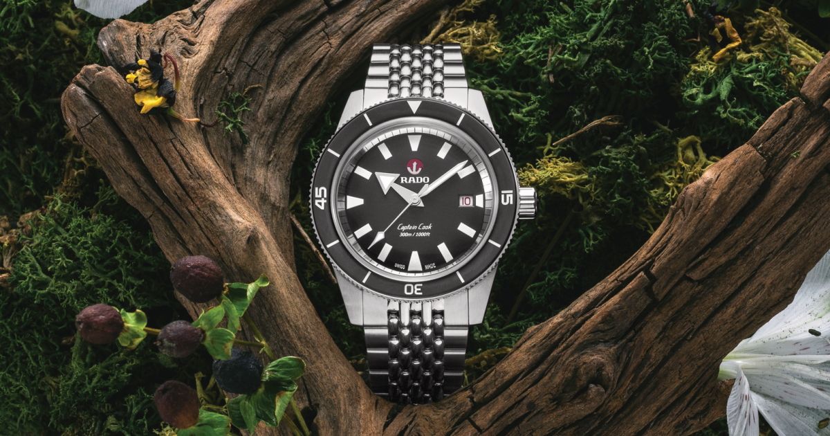 Rado Captain Cook в сером