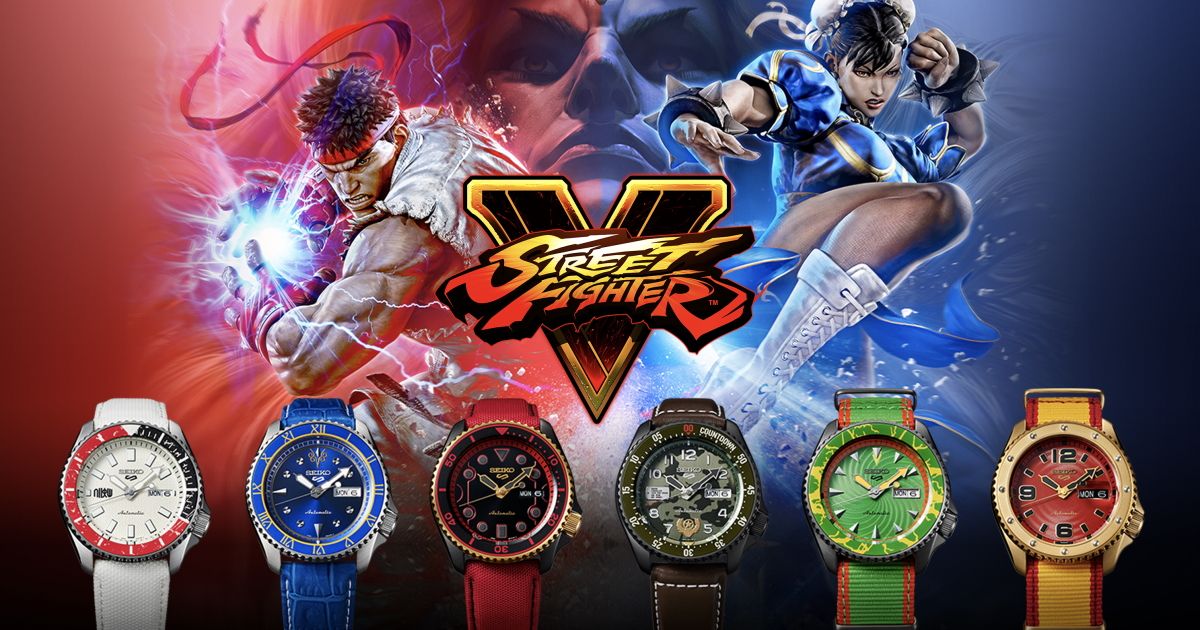 Seiko 5 street fighter discount