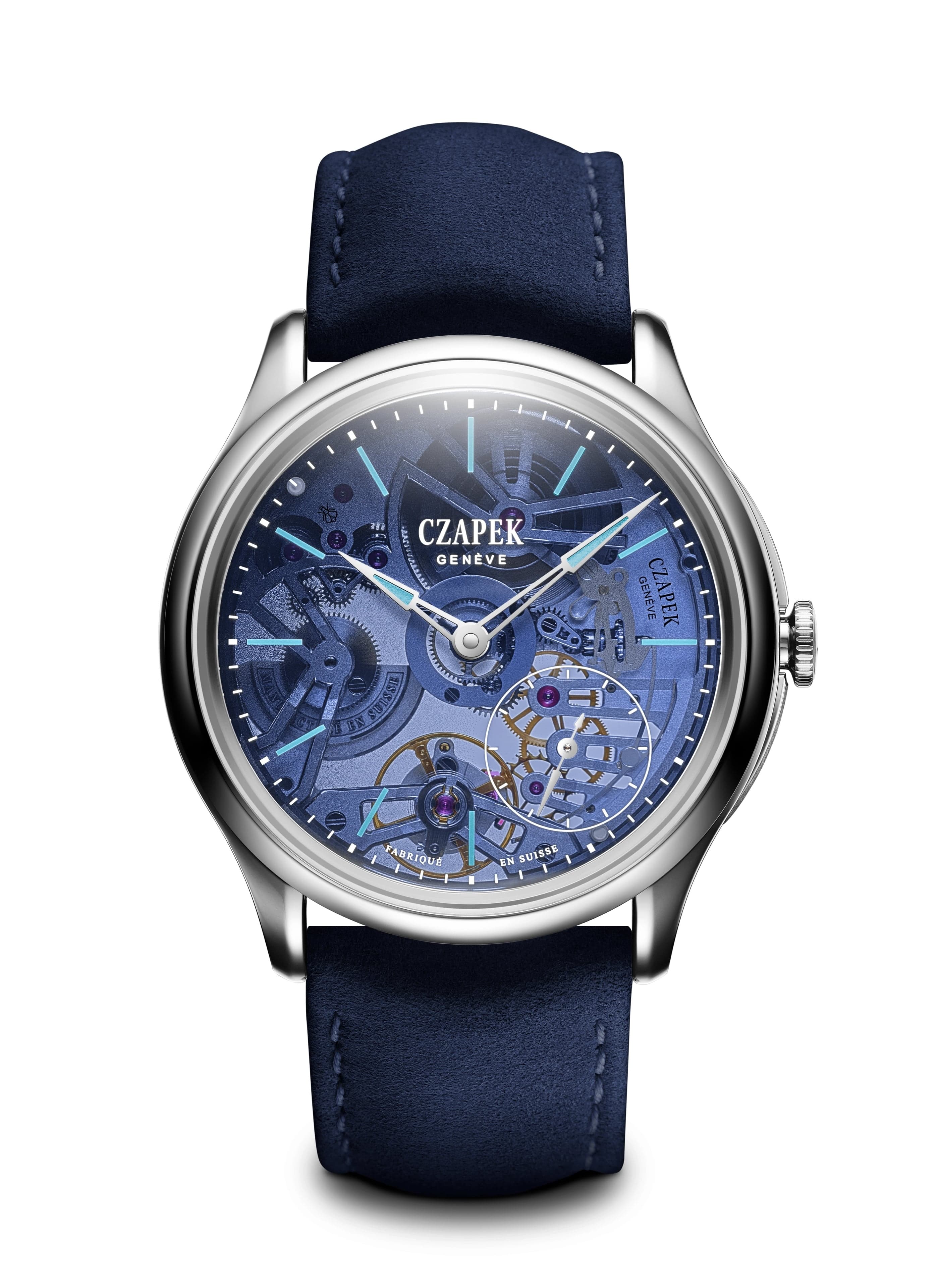 Czapek & Cie Promenade Transparencies Aqua Blue