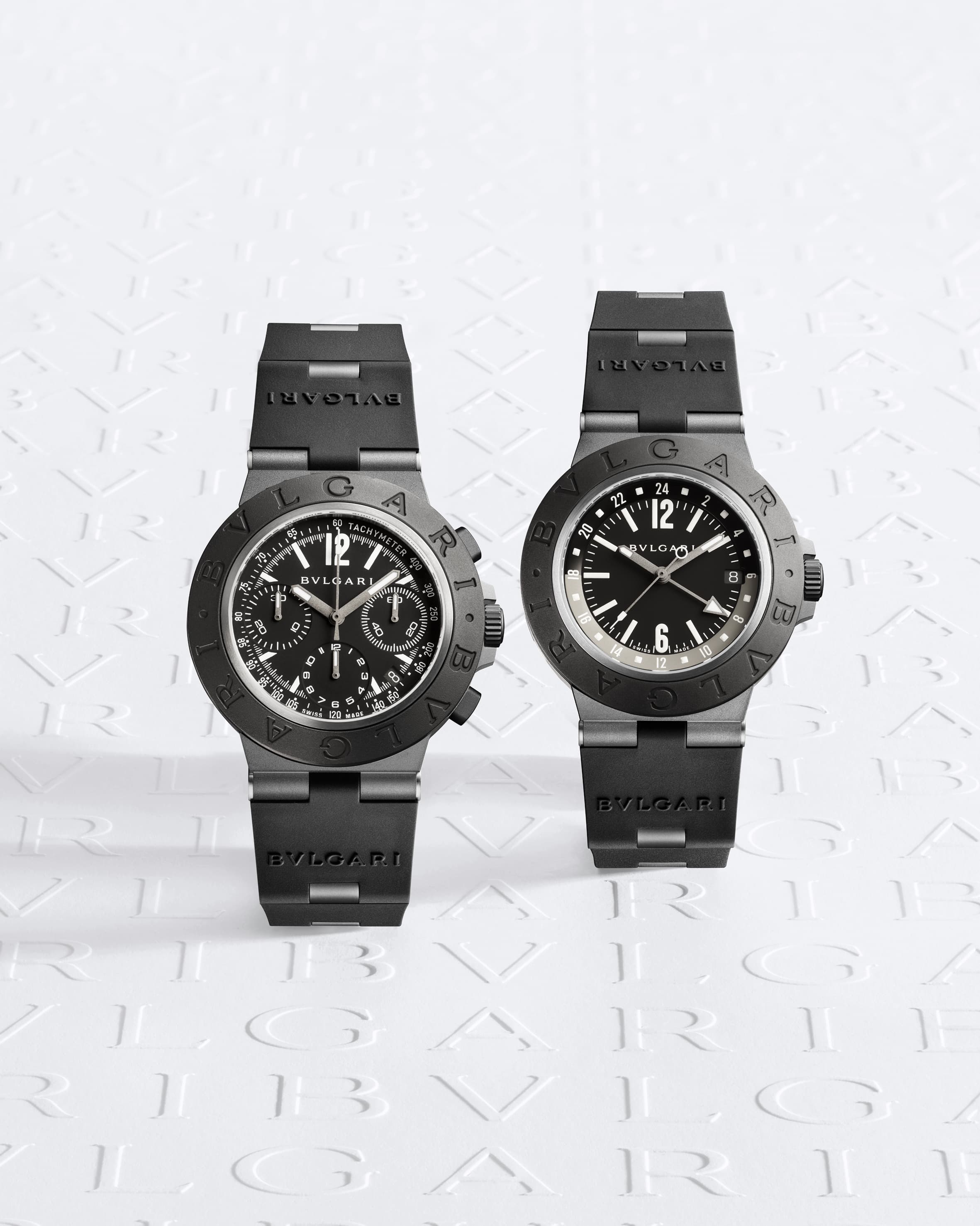 Bvlgari Titanio GMT и Bvlgari Titanio Chronograph