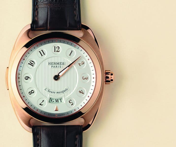 Hermes Dressage L’heure Masquee с модулем исчезающей часовой стрелки