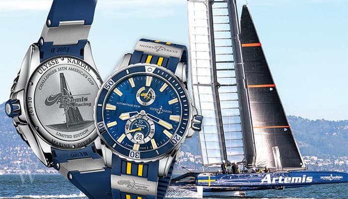 Marine Diver Artemis Racing корпус 44 мм из стали