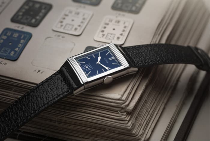 Reverso с циферблатом из синего лака, 1933 г