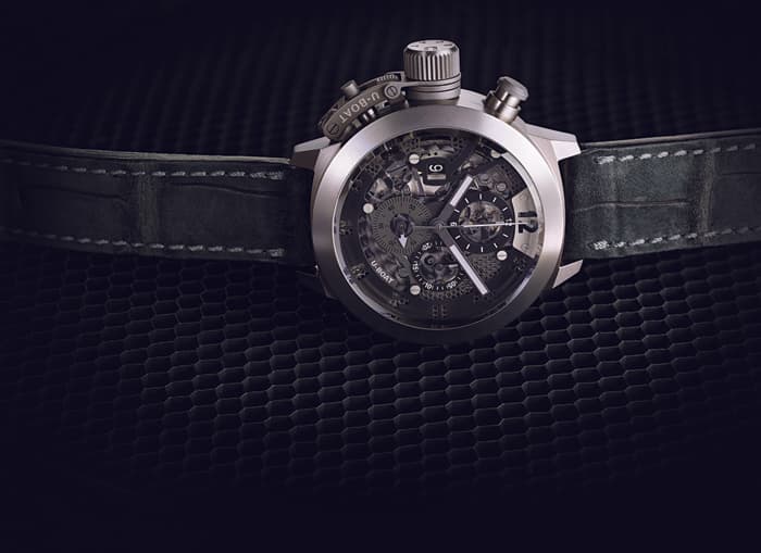 Часы U-Boat Classico 45 Titanio Tungsteno Skeleton