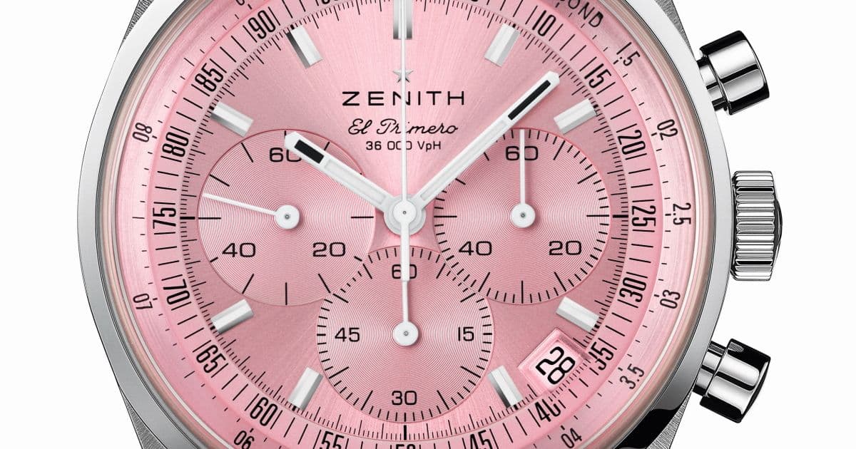 Часы Zenith Chronomaster Original Pink