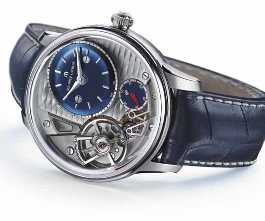 Masterpiece Gravity Blue с автоматическим калибром ML230 с кремниевым спуском ML10 в стальном корпусе 43 мм