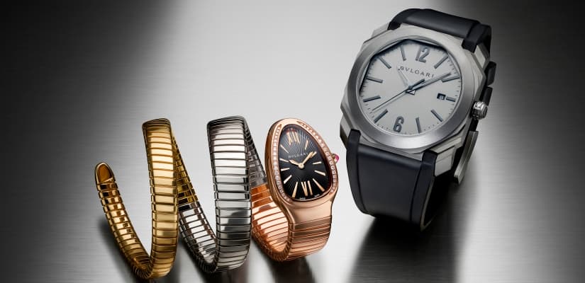 Часы Serpenti Tubogas 3 Gold Colours
