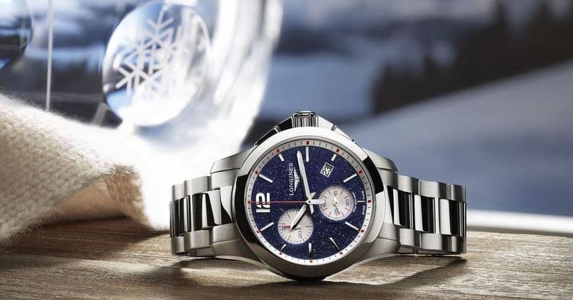 Часы Longines Conquest Chronograph by Mikaela Shiffrin