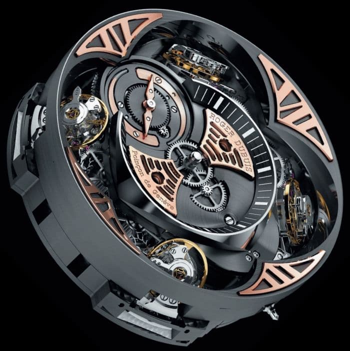 Часы Roger Dubuis Excalibur Quatuor Carbon