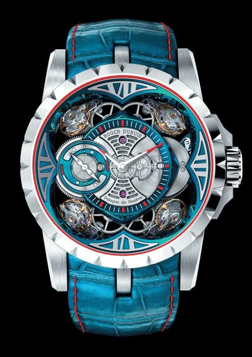 Часы Roger Dubuis Excalibur Quatuor Cobalt Micromelt 