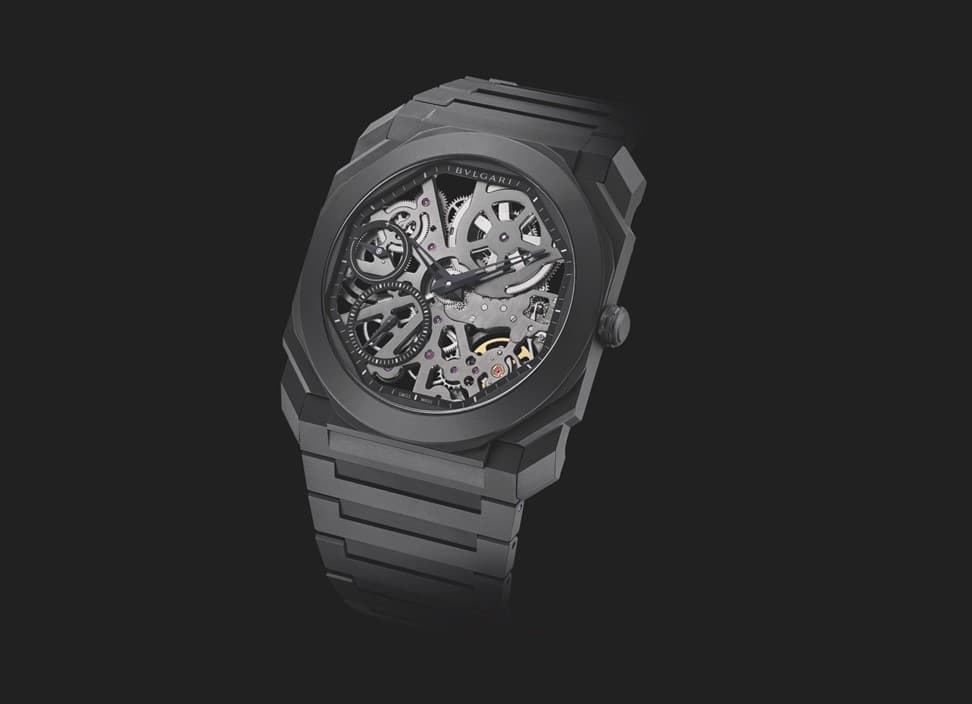 Часы Bvlgari Octo Skeleton Ceramic