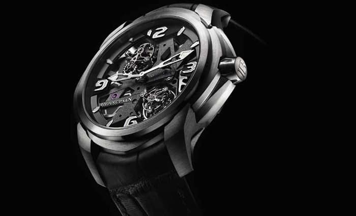 Корпус часов Blancpain L-evolution Collection Tourbillon Carrousel с гальваническим покрытием по технологии NAC