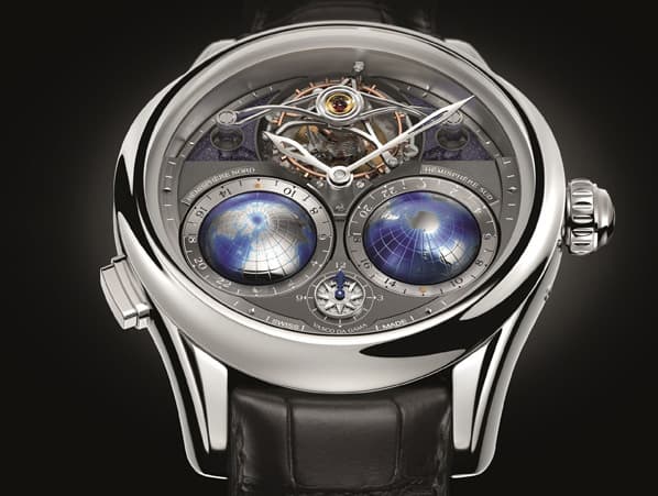 Montblanc Villeret Tourbillon Cylindrique NightSky Geospheres с калибром MB M68.40 