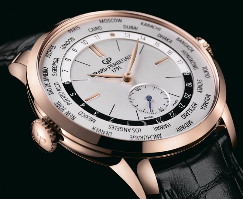 Girard-Perregaux 1966 WW.TC в корпусе 40 мм из розового золота с автоматическим калибром GP03300 с индикацией мирового времени