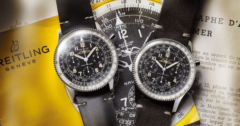 Часы Breitling Navitimer Ref. 806 1959 Re-Edition и историческая модель