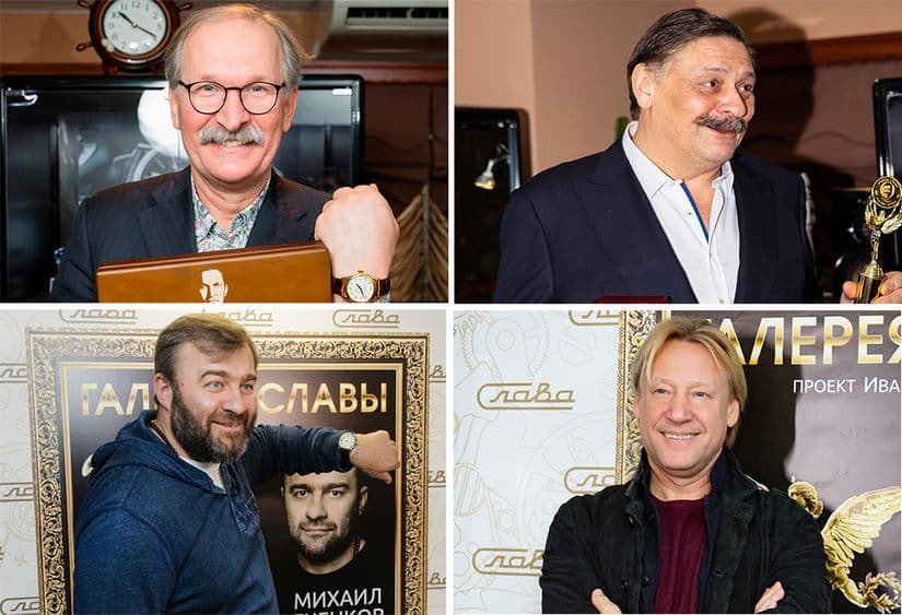 Российские актеры в часах Слава