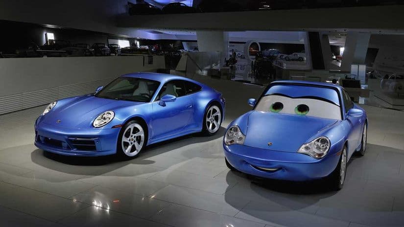 Автомобиль 911 Carrera GTS в честь Салли из Тачек