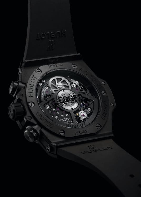 Часы Hublot Big Bang Unico Black Ceramic Ledger