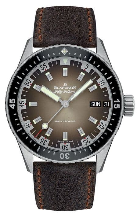 Часы Blancpain Fifty Fathoms Bathyscaphe Day Date 70s