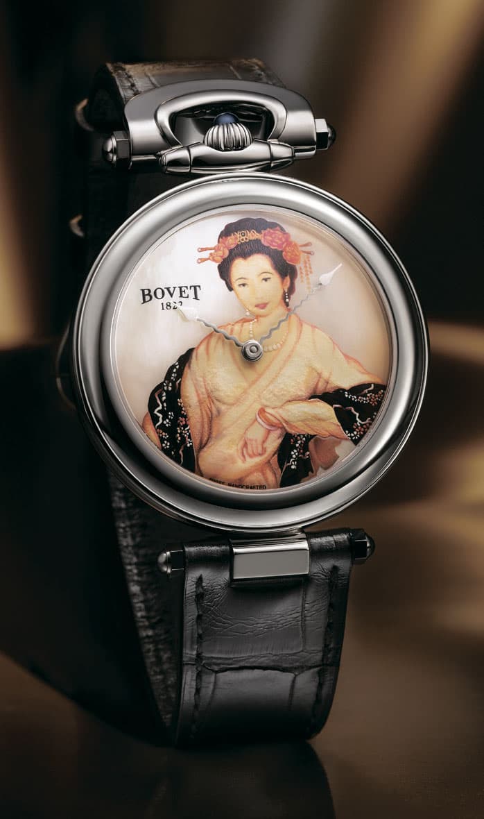 Bovet Secret Beauty for Only Watch с миниатюрои? геи?ши, выполненнои? люминесцентным лаком 