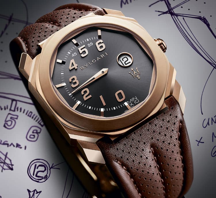Bulgari Octo Retro Maserati GranLusso в корпусе 41 мм из розового золота