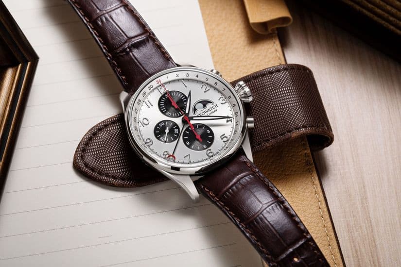 Часы Aerowatch Les Grandes Classiques Chrono Moon Phase Limited Edition