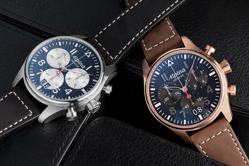 Часы Alpina Startimer Pilot Quartz Chronograph Big Date