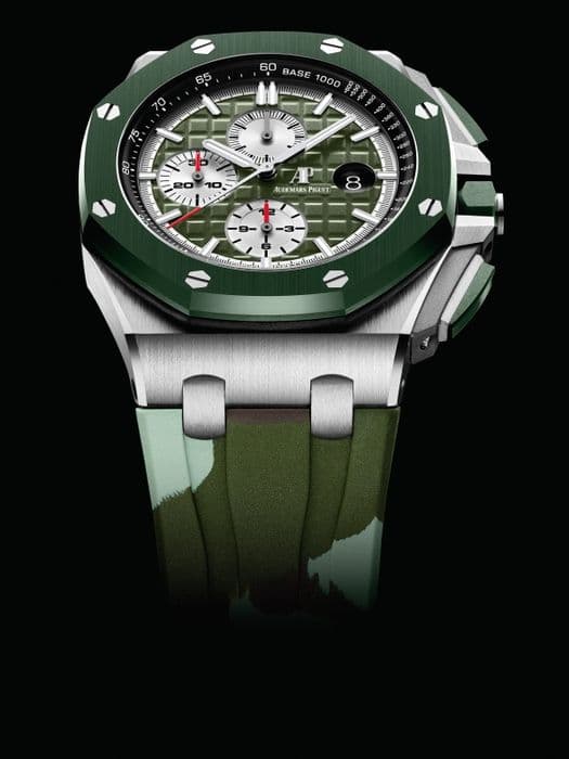 Часы Audemars Piguet Royal Oak Offshore с камуфляжным ремешком