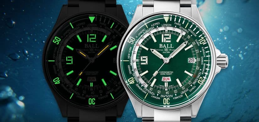 Часы Ball Engineer Master II Diver Worldtime