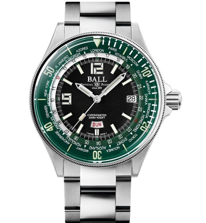 Часы Ball Engineer Master II Diver Worldtime