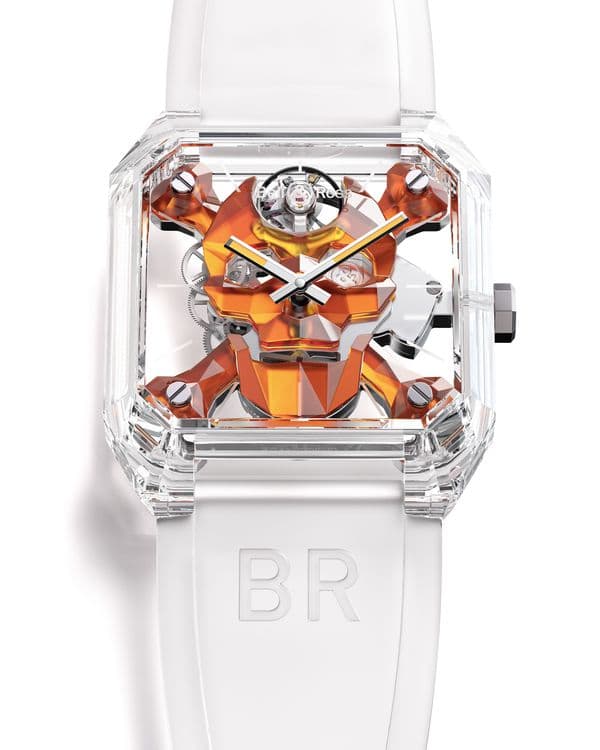 Часы Bell & Ross BR 01 Cyber Skull Sapphire Only Watch