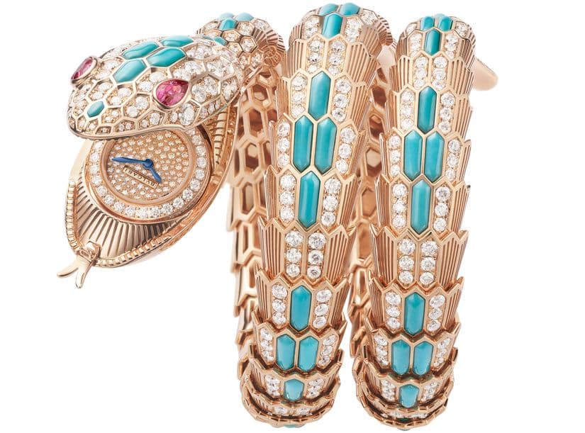 Часы Bulgari Serpenti Misteriosi High Jewellery