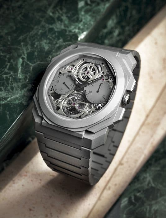 Часы Bvlgari Octo Finissimo Tourbillon Chronograph Skeleton Automatic 