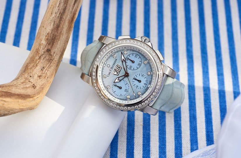 Часы Carl.F.Bucherer Patravi_ChronoDate_Light_Blue