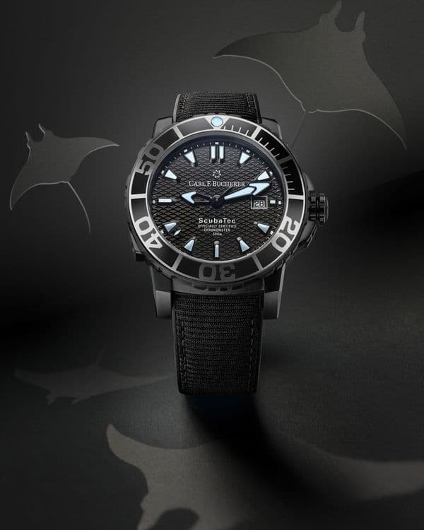 Часы Carl  F.  Bucherer Patravi ScubaTec Black