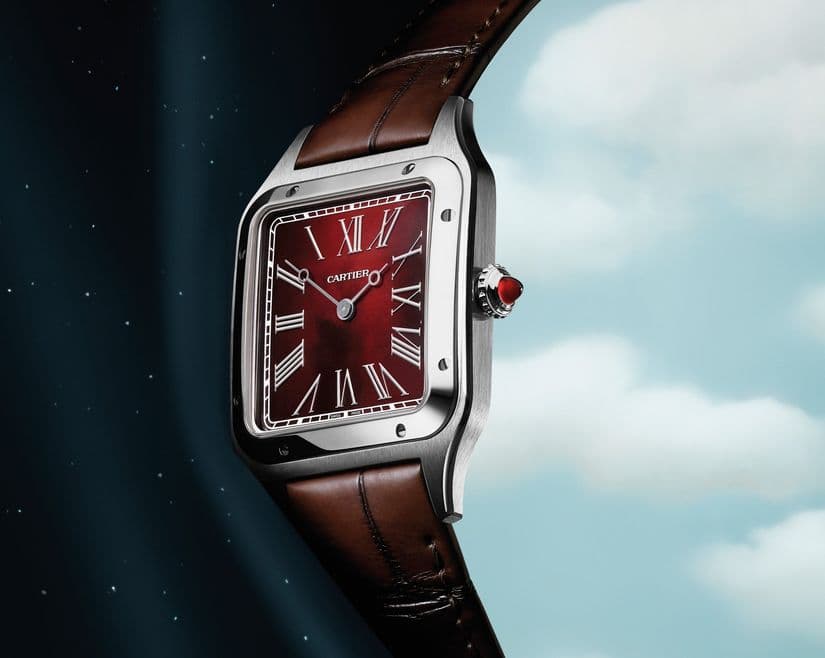 Часы Cartier  Santos-Dumont Rewind