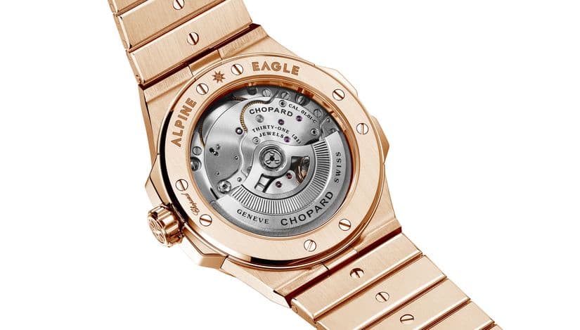 Часы Chopard Alpine Eagle Large вид сзади