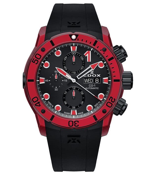 Часы Edox CO-1 Carbon Chronograph 