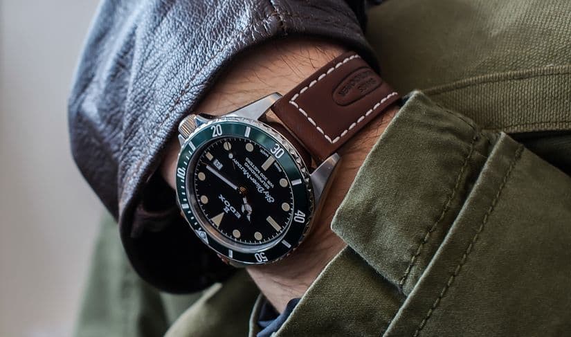 Часы Edox_SkyDiver_Military